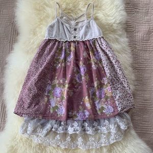 Free Planet Floral Toddler Girl Dress